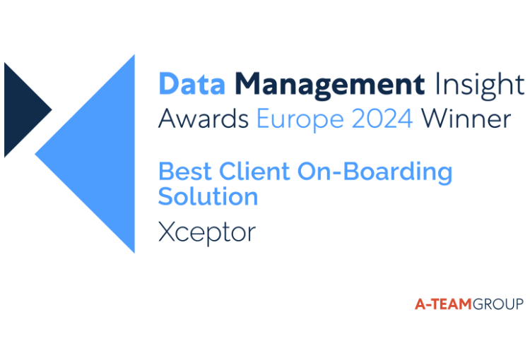 Winner of the Best Client Onboarding Solution - Data Management Insight Awards Europe 2024